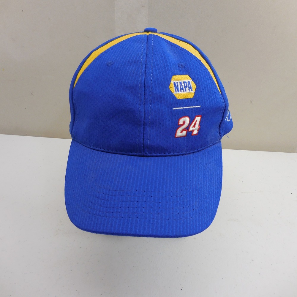 Chase Elliott NAPA Racing 24 Hendrick Motorsports Hat Blue Yellow Adjustable Cap